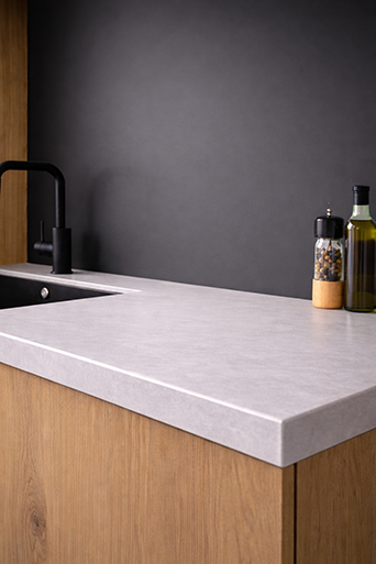 Photo d'une crédence en fénix proposée par Rascle Agencement à Sainte Sigolène